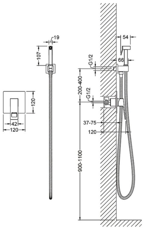Timo гигиенический душ 7189/03SM купить,NaN