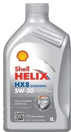 Моторное масло Синтетическое SHELL Helix HX8 5W-30 1 л купить,15400