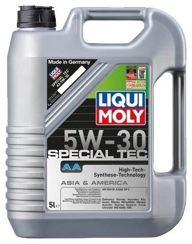 Моторное масло Синтетическое LIQUI MOLY SPECIAL TEC AA 5W-30 5 л купить,48700
