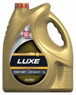 Моторное масло Полусинтетическое ЛУКОЙЛ LUXE 5W-40 5 л