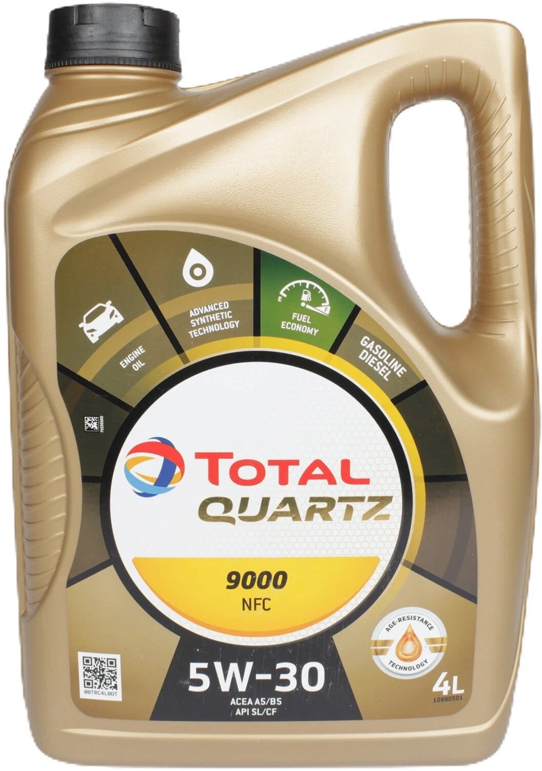 Моторное масло Синтетическое Total Quartz 9000 Future NFC 5W-30 4 л купить,26700