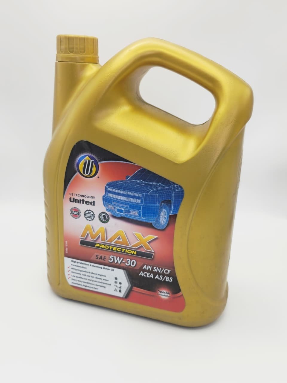 Моторное масло Синтетическое United Oil Max Protection 5W-30 4 л купить,31500