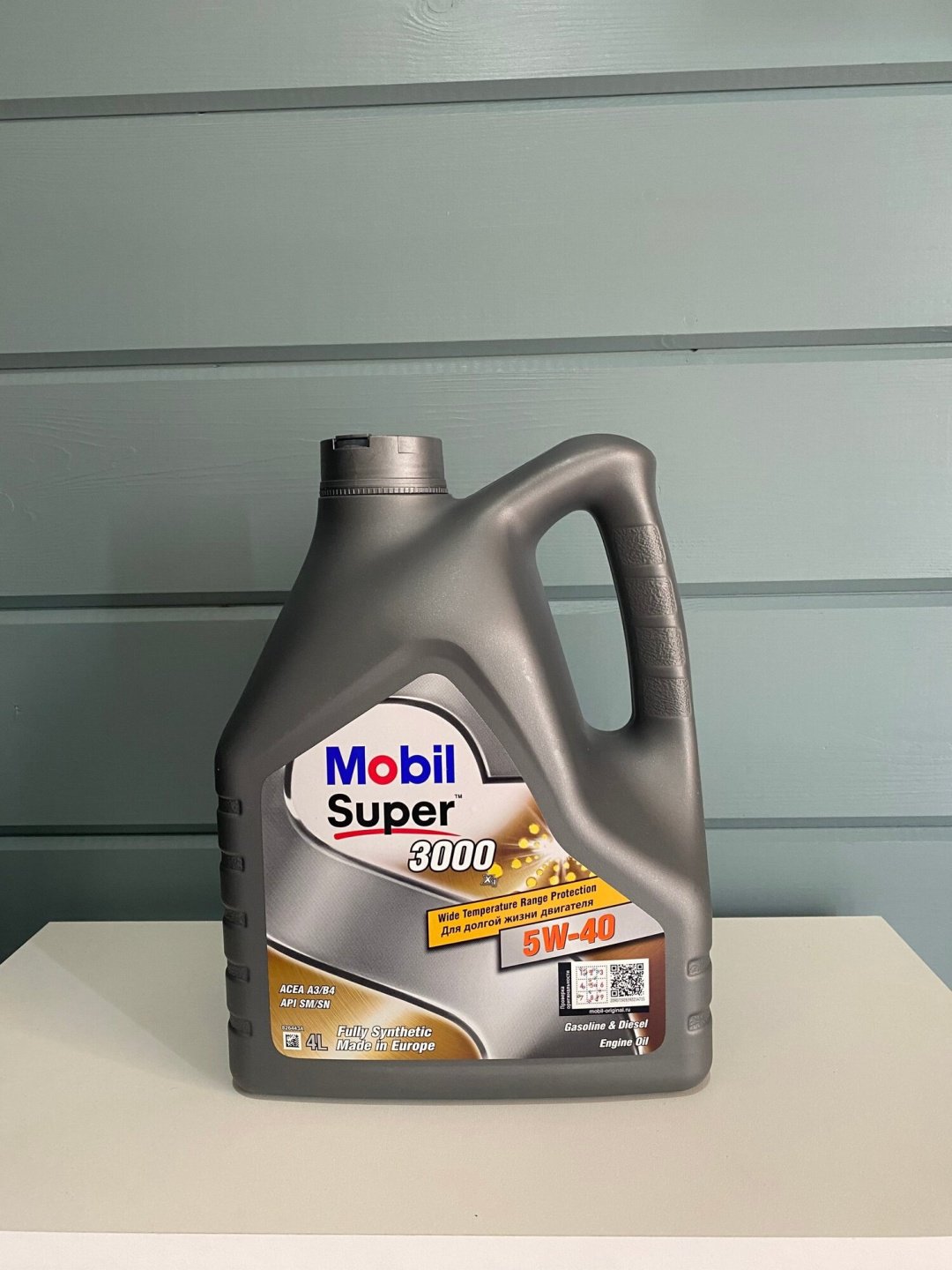 Моторное масло Синтетическое MOBIL Super 3000 X1 5W-40 4 л купить,35300