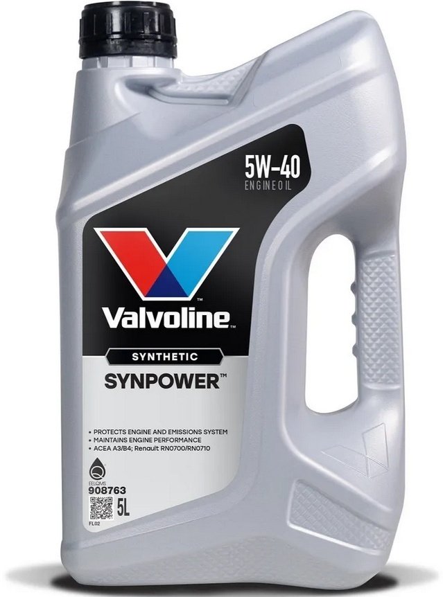 Моторное масло Синтетическое VALVOLINE SynPower 5W-40 5 л купить,NaN
