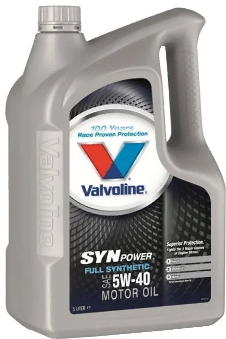 Моторное масло Синтетическое VALVOLINE SynPower 5W-40 5 л купить,NaN