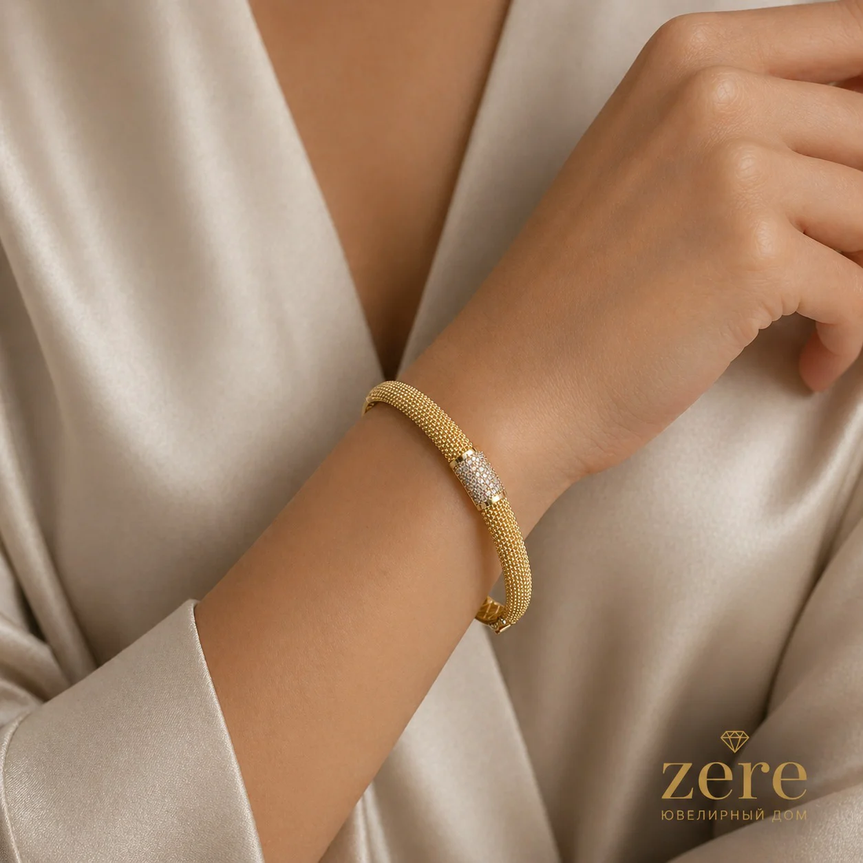 Браслет Zere ZR300423 золото 11.84гр 19р купить,997700
