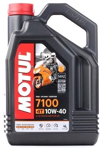Моторное масло Синтетическое Motul 4T 7100 10W-40 4 л купить,NaN