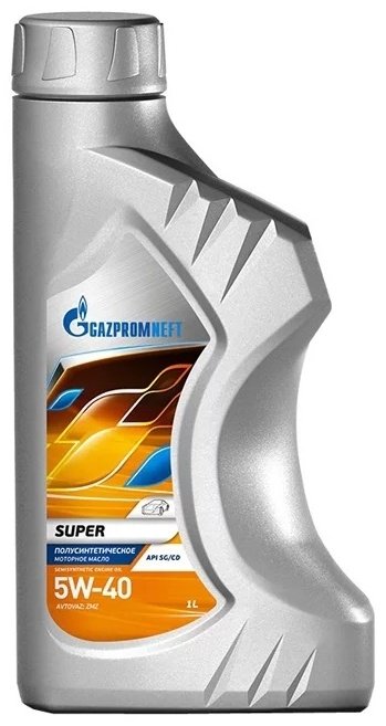 Моторное масло Полусинтетическое Gazpromneft Super 5W-40 1 л купить,14800
