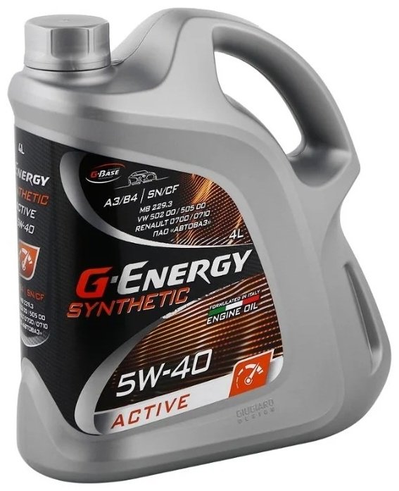 Моторное масло Синтетическое G-Energy Active 5W-40 4 л купить,NaN