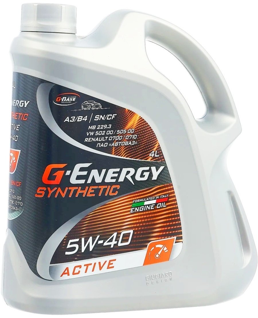 Моторное масло Синтетическое G-Energy Active 5W-40 4 л купить,NaN