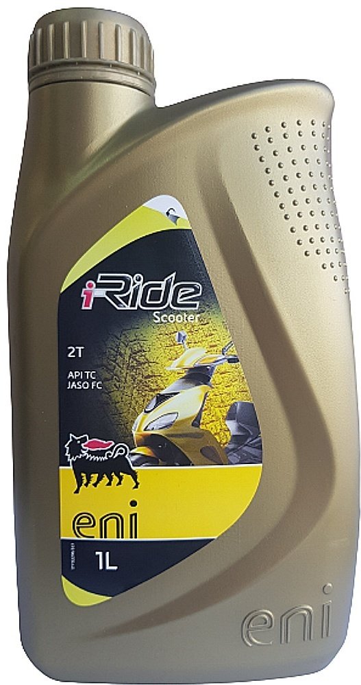 Моторное масло Полусинтетическое Eni I-Ride Scooter 2T 10W-40 1 л