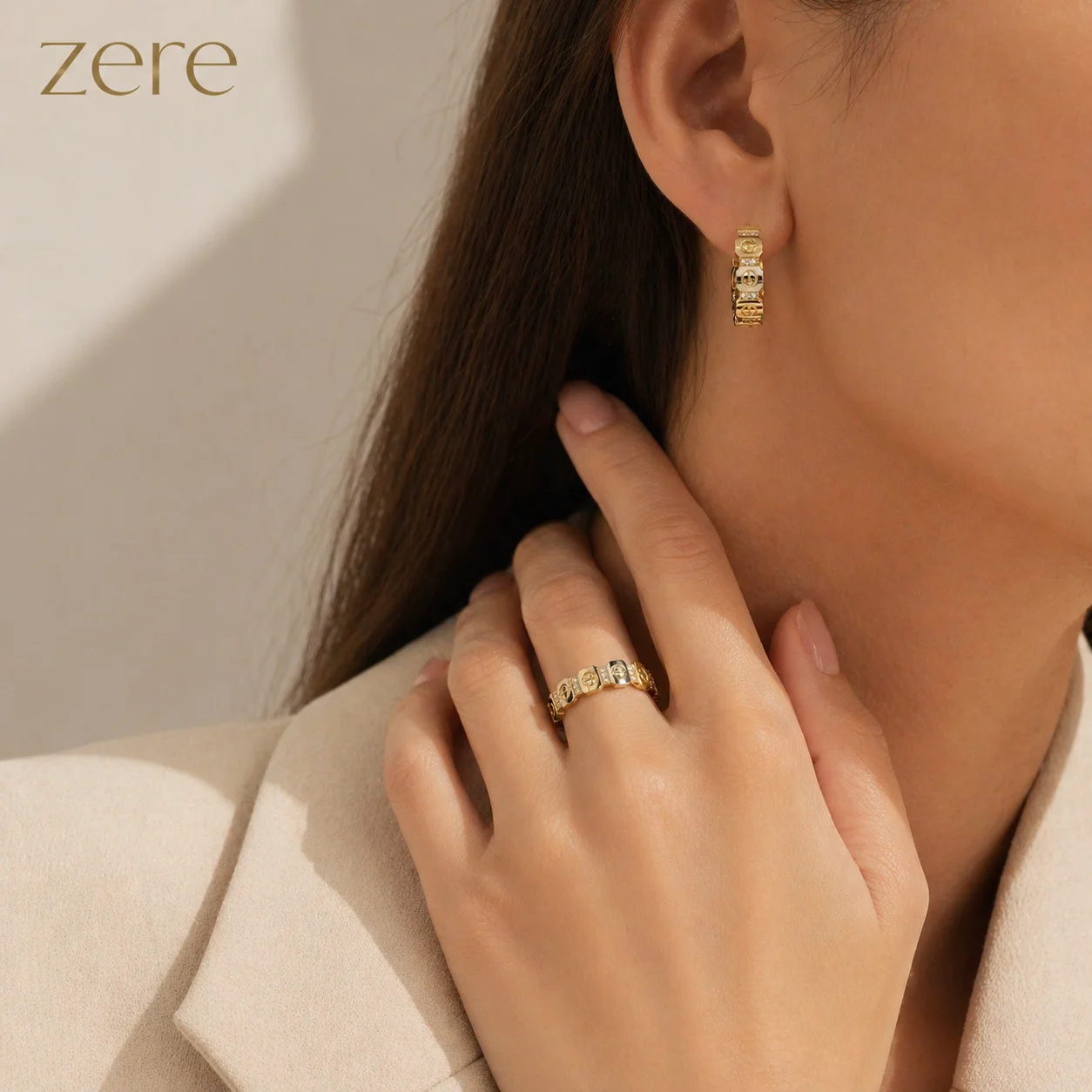 Комплект Zere ZR300402 золото 6.9гр 17р купить,577800