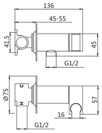Shevanik гигиенический душ S147T купить,NaN