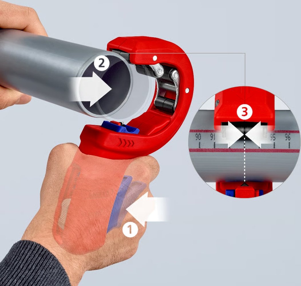 Knipex труборез роликовый 90 23 02 BK ручной