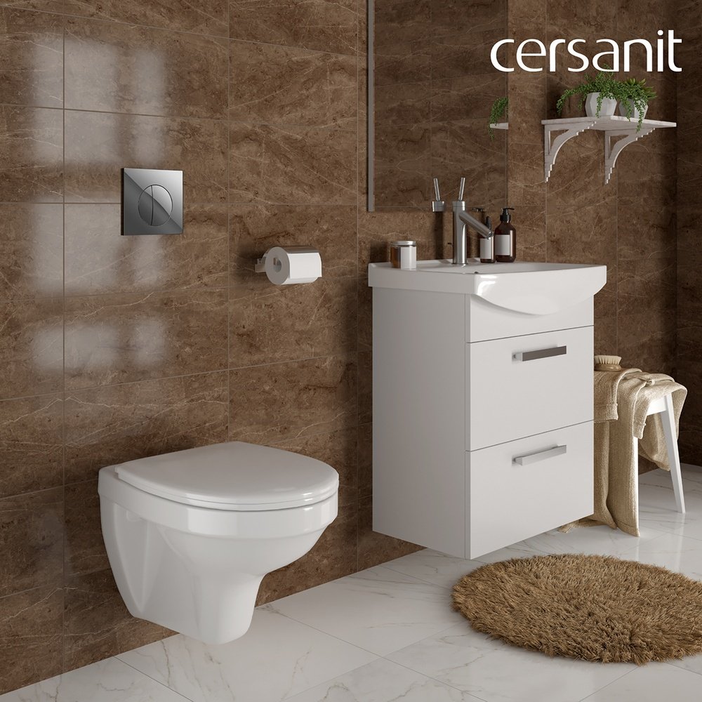 Cersanit рамная инсталляция DELFI Black Эконом