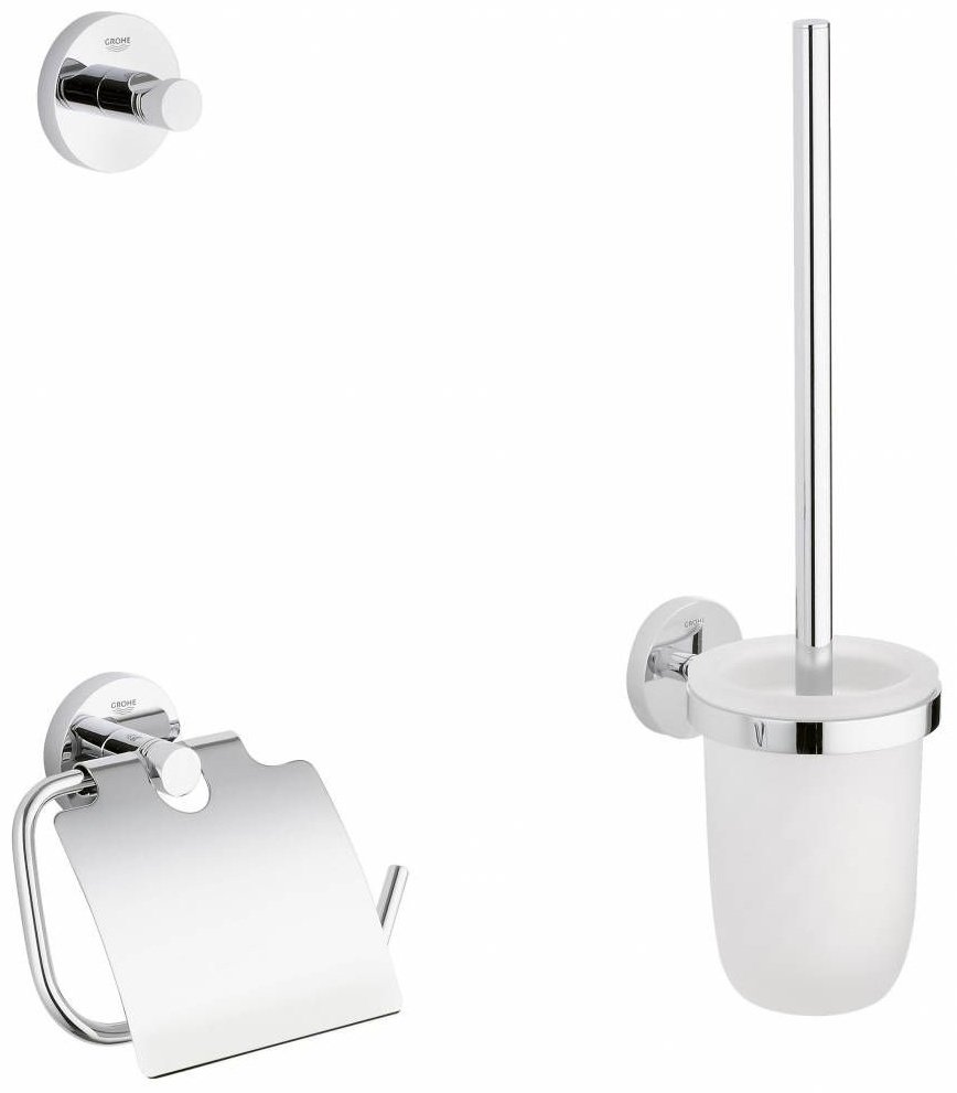 Grohe набор держателей City 40407001 3 шт, металл купить,83236