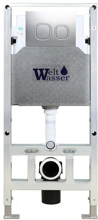 Weltwasser рамная инсталляция AMBERG 506 ST CR Хром кнопка.