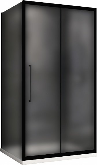 Душевое ограждение Abber двухстенное AG30160BMH-S100BM, 1000х1950 мм купить,NaN