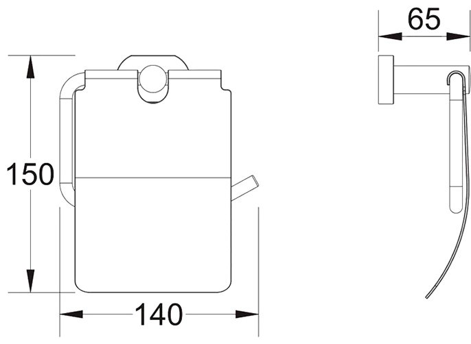 KABINKA.KZ держатель SG5105T 1 шт, латунь купить,NaN