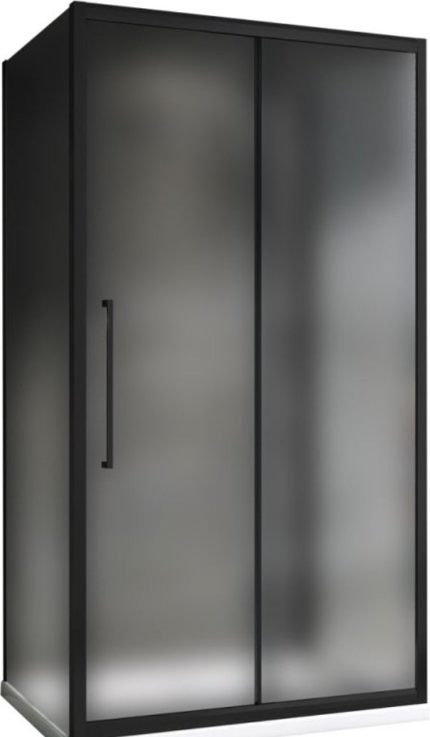 Душевое ограждение Abber трехстенное AG30100BMH-S100BM-S100BM, 1000х1950 мм купить,NaN