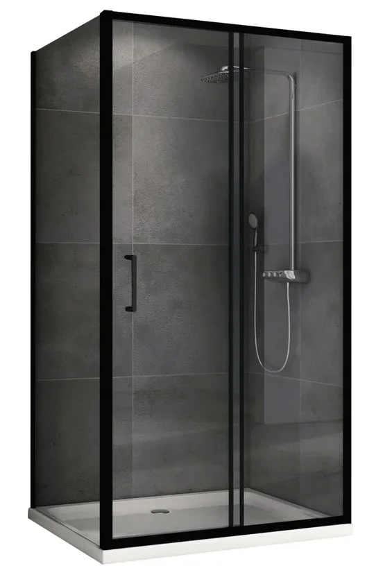 Душевой уголок Abber Schwarzer Diamant AG30140B5-S50B5 140х50х190см купить,363600