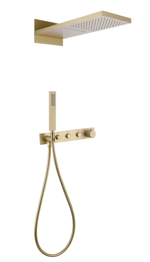 Душевая система Abber Rund AF8752G золотистый купить,895400
