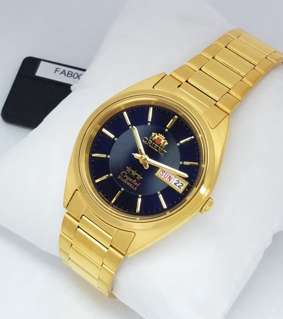 Часы мужские Orient FAB00004D9 золотистые купить,NaN