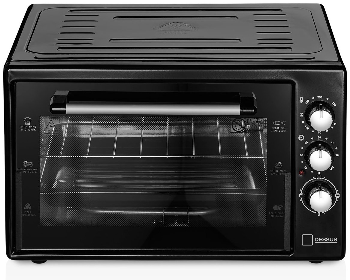 Настольная электропечь Dessus DMO-38001B черный купить,NaN