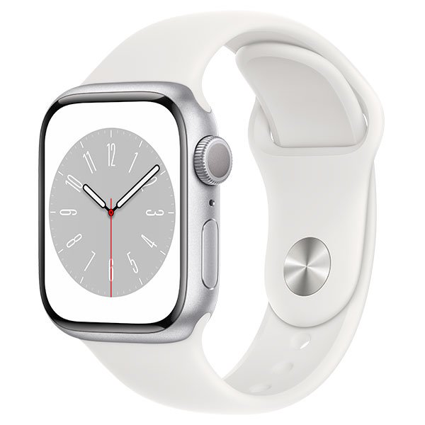 Смарт-часы Apple Watch Series 8 41mm MP6K3 Sport Band Silver-White