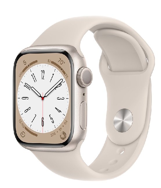 Смарт-часы Apple Watch Series 8 41mm MNP63GK/A Sport Band Starlight