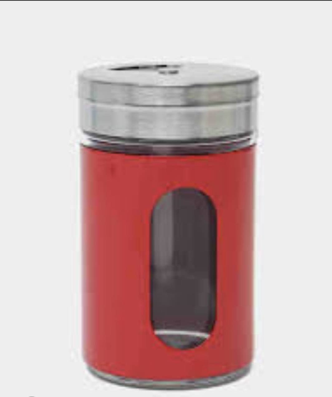 Емкость для специй Glass spice jar set, нержавеющая сталь, пластик, стекло