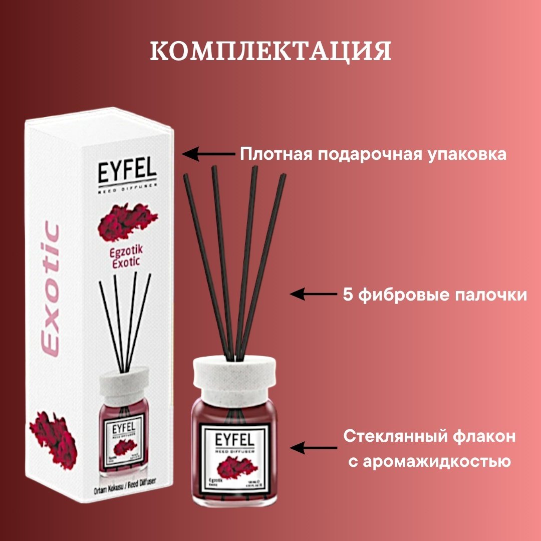 Диффузор Eyfel Экзотик 120 мл купить,NaN