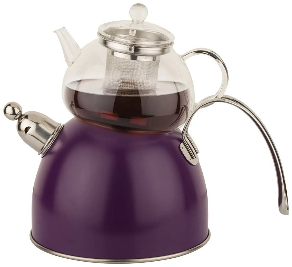 Tantitoni чайник Purple Tantıa 30002025c 3.38 л, сталь