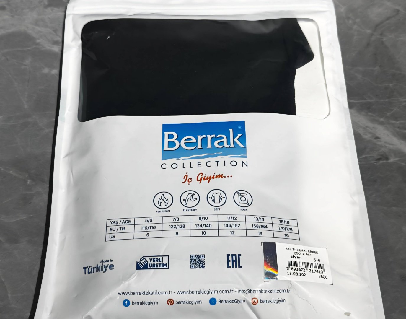 Лосины Berrak черный