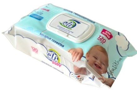 Влажные салфетки Eli Гипоаллергенные 120 шт купить,NaN