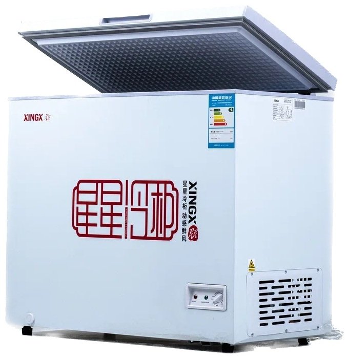 Морозильник Xing BC/BD 217 200 л белый-красный