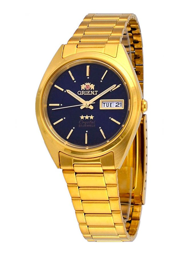Часы мужские Orient FAB00004D9 золотистые купить,NaN