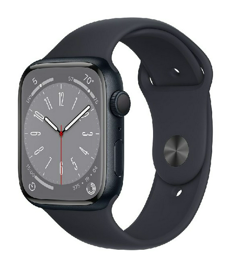 Смарт-часы Apple Watch Series 8 45mm MNP13GK/A Midnight Aluminium Case with Midnight Sport Band