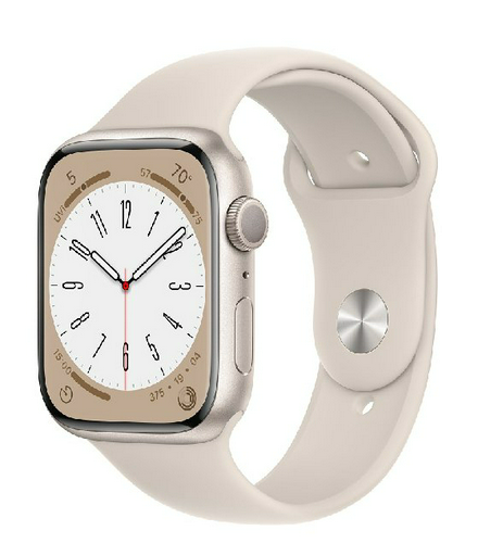 Смарт-часы Apple Watch Series 8 45mm MNP23 Sport Band Starlight
