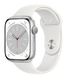 Смарт-часы Apple Watch Series 8 45mm MP6N3 Silver Aluminium Case with White Sport Band