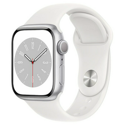 Смарт-часы Apple Watch Series 8 41mm MP6K3 Sport Band Silver-White