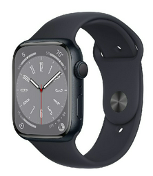 Смарт-часы Apple Watch Series 8 45mm MNP13GK/A Midnight Aluminium Case with Midnight Sport Band