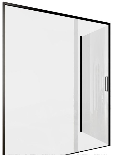 Душевое ограждение KABINKA.KZ двухстенное AE65-140x80-BT, 1400х1900 мм
