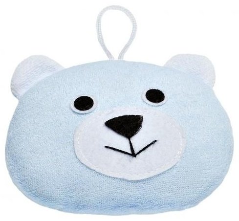 ROXY-KIDS детская мочалка для тела, универсальное голубой 1 шт