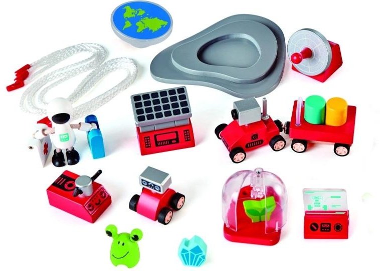 Hape 3021 Детский 4-х уровневый ракетный корабль купить,NaN