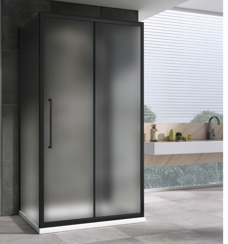 Душевое ограждение Abber трехстенное AG30160BMH-S80BM-S80BM, 800х1950 мм купить,NaN
