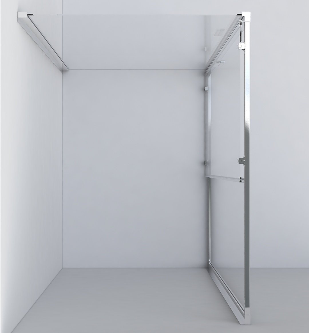Душевое ограждение KABINKA.KZ двухстенное VSR-1G8013CLGM, 1300х1900 мм