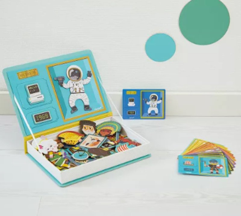 Магнитная игра Janod Магнетикбук Истории картон купить,NaN