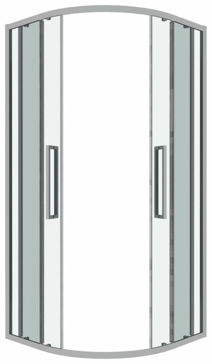Душевое ограждение Grossman двухстенное 301.K33.02.8080.10.00 Cosmo, 800х1950 мм
