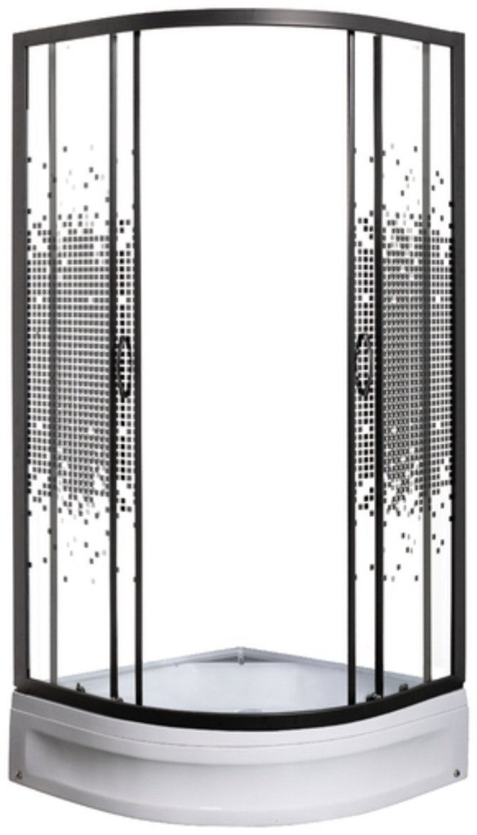 Душевое ограждение KABINKA.KZ двухстенное 90/180 С МЗ BL, 900х1800 мм
